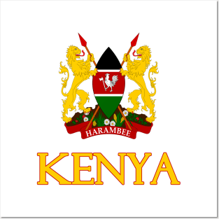 Kenya - Coat of Arms Design Posters and Art